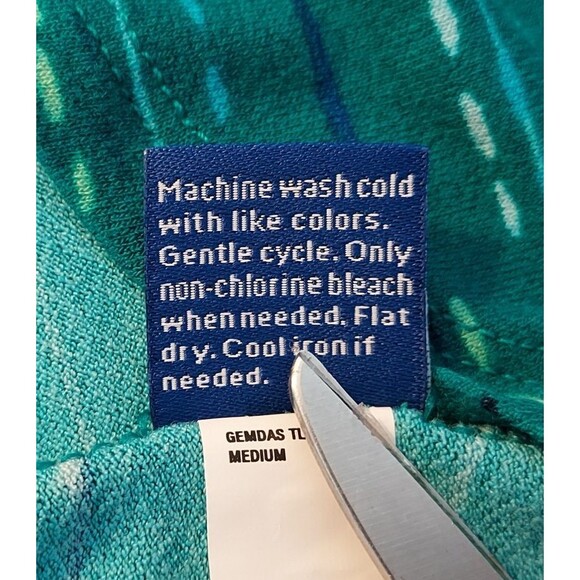 Apt. 9 Shirt Top 3/4 Bell Sleeves Comfy Soft Stretch Size Medium Green - Picture 10 of 13